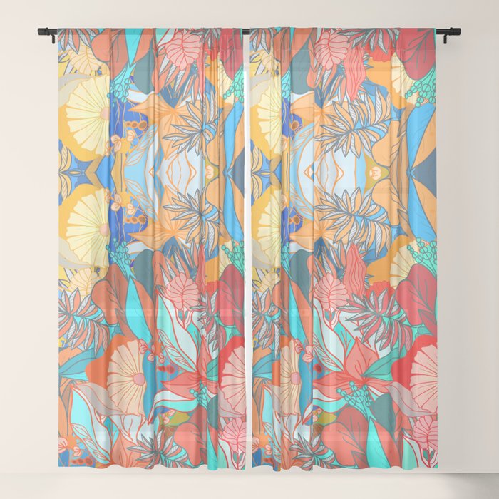 Floral pattern tropical