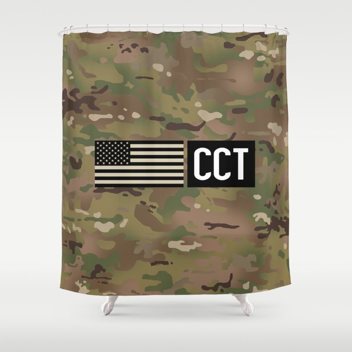 Cct Camo Shower Curtain By Jared S, Camo Shower Curtain