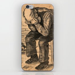 At Eternity's Gate, 1882 by Vincent van Gogh iPhone Skin