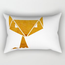 Origami Fox Rectangular Pillow