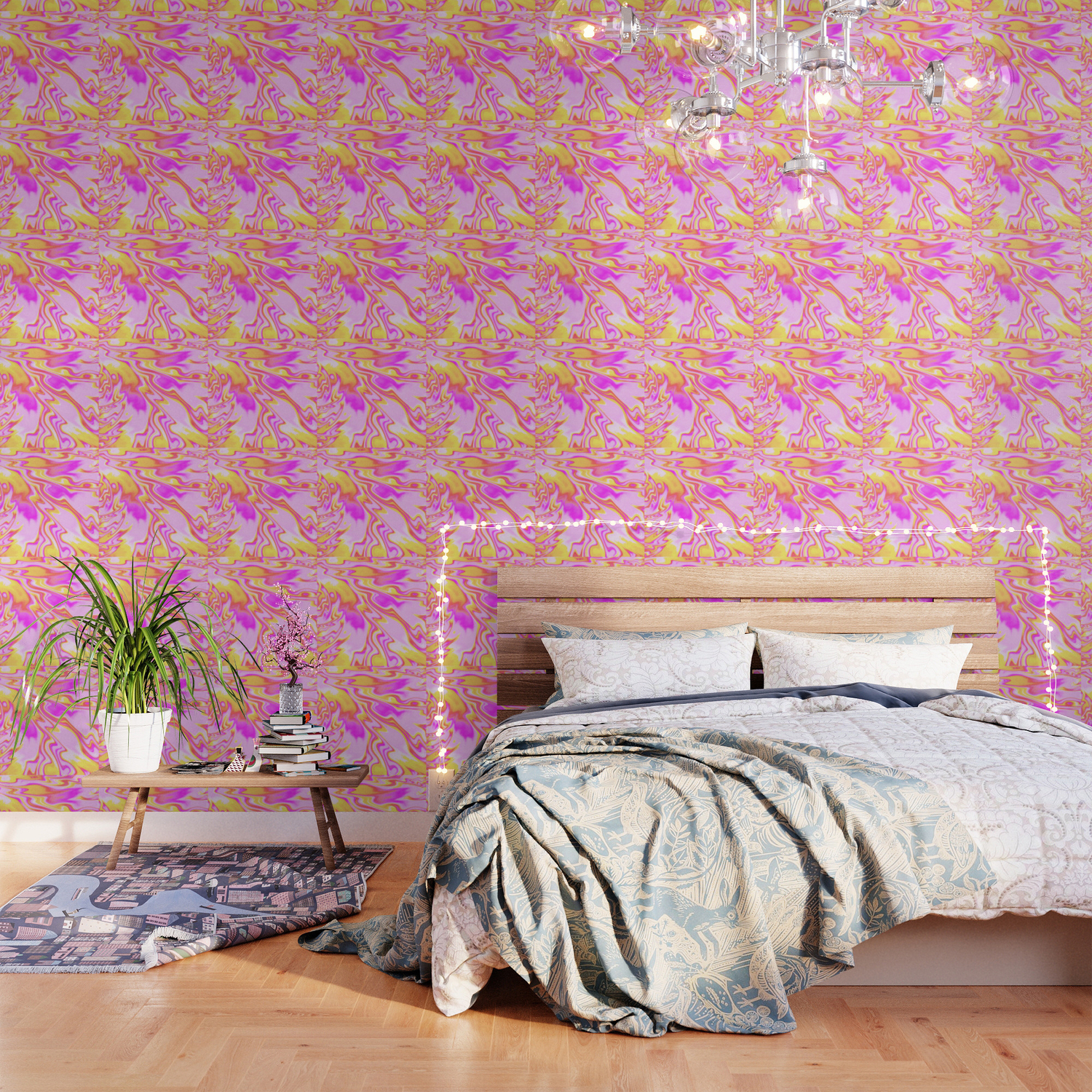 Psychedelic Summer Vibes Wallpaper By Creativeangel Society6