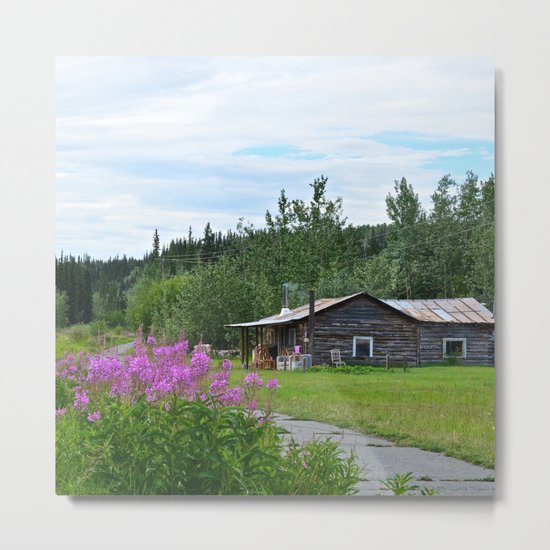 Pioneer Cabin - Alaska Metal Print