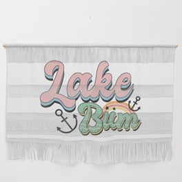 Lake Bum Retro Summer Wall Hanging