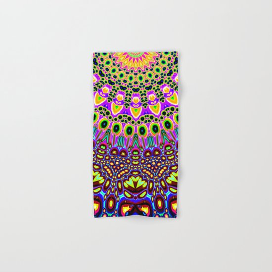 Vibrant Pop Art Pattern Hand & Bath Towel
