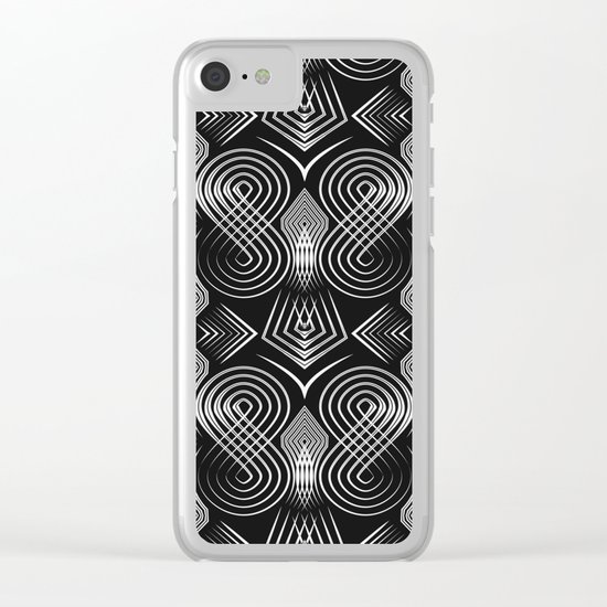 Art Deco. Diva 27 . Clear iPhone Case