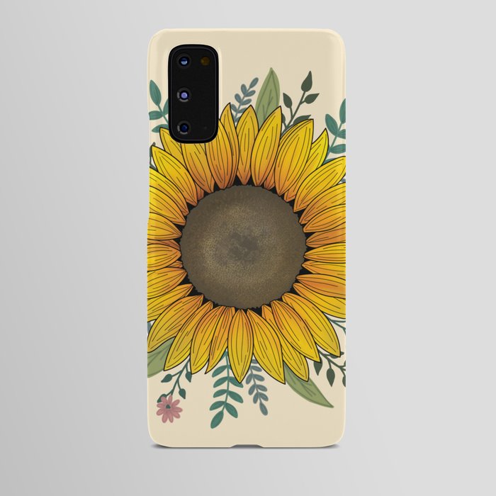 Aesthetic Sunflower  Android Case