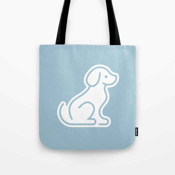 Dog Blue #2	 Tote Bag