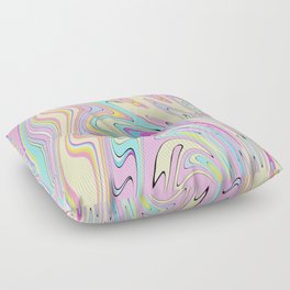 Psychedelic Texture Floor Pillow