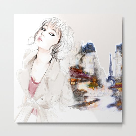 Paris Dreamember Metal Print