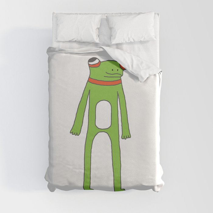 Gerald the Frog Duvet Cover