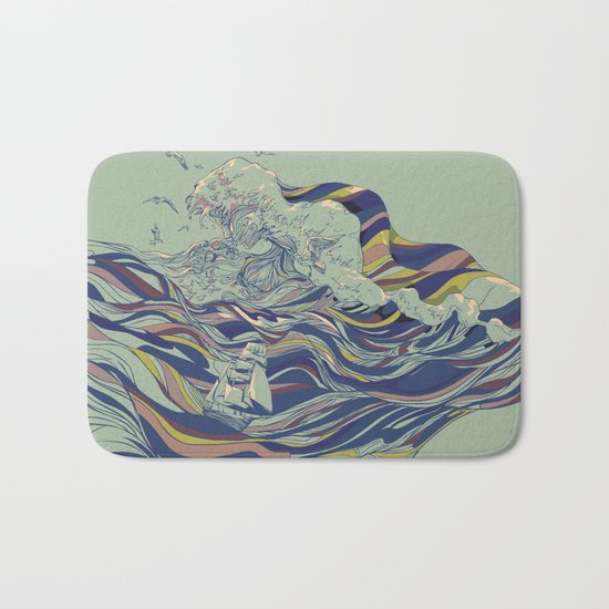 OCEAN AND LOVE Bath Mat