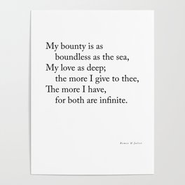 Romeo & Juliet, my bounty Poster