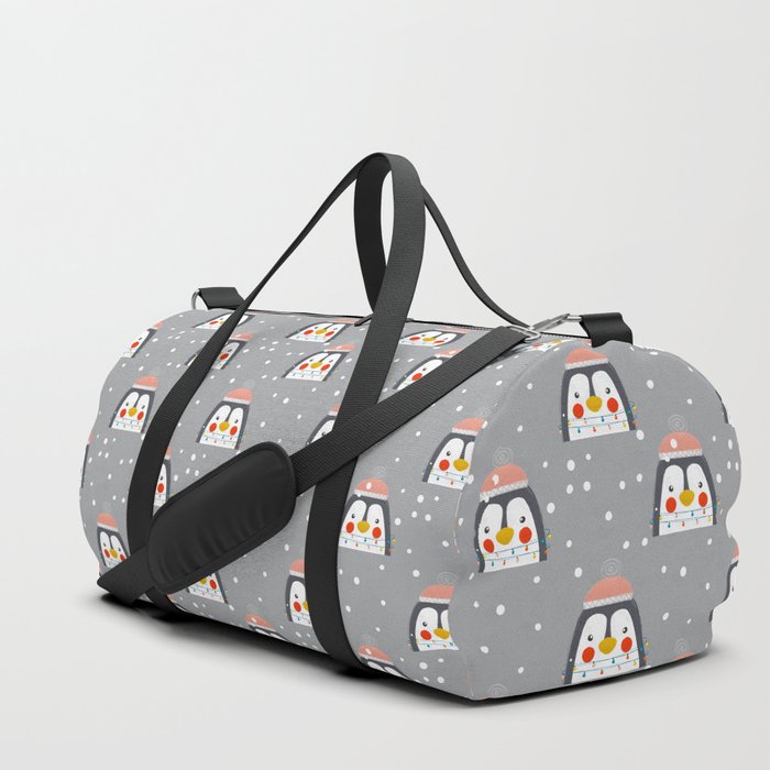 Christmas Penguin Duffle Bag