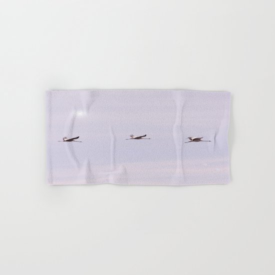 Cranes in Flight Hand & Bath Towel