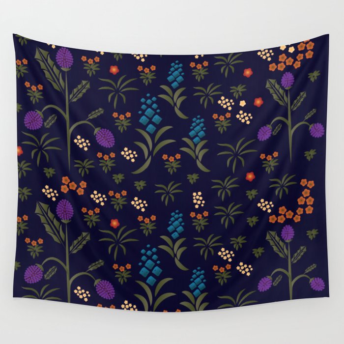 A Thousand Flowers Wall Tapestry