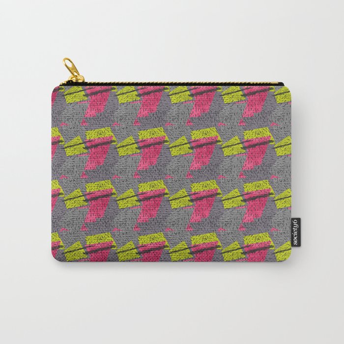 Abstract strawberry Carry-All Pouch