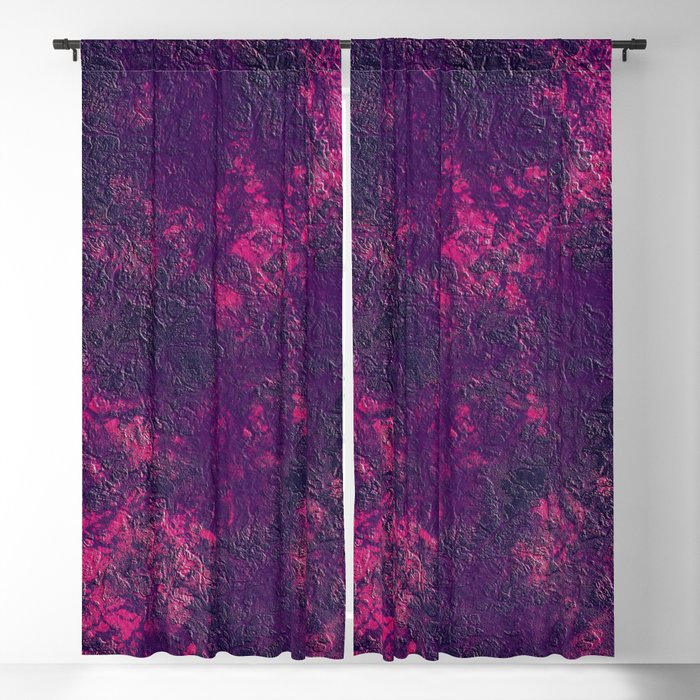 Dark Purple Red Vine Texture 6 Blackout, Shower Curtain Suede Texture