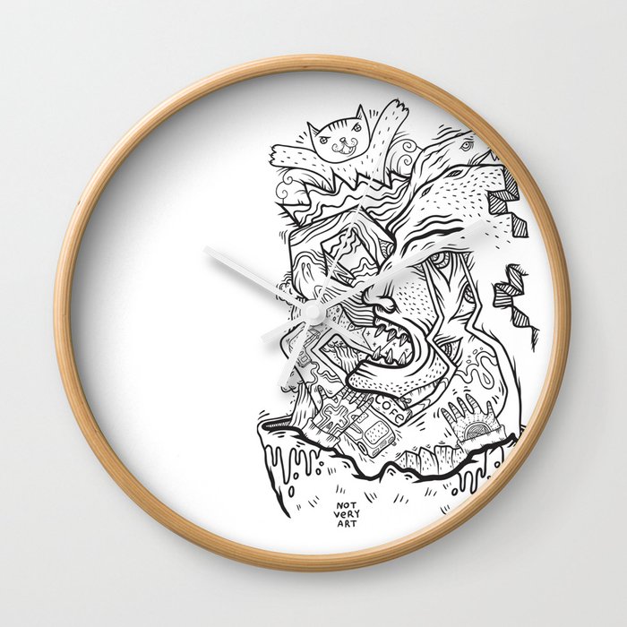 WHO GRIPS ME? Wall Clock
