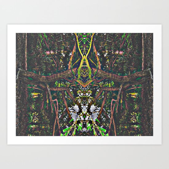 Treeflection V Art Print