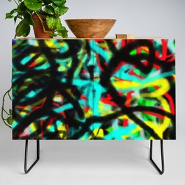 Street 23. Abstract Painting.  Credenza