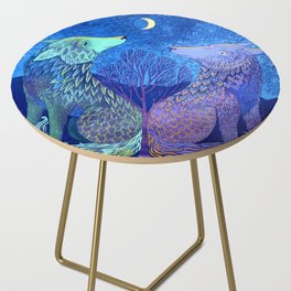 Us And The Moon Side Table