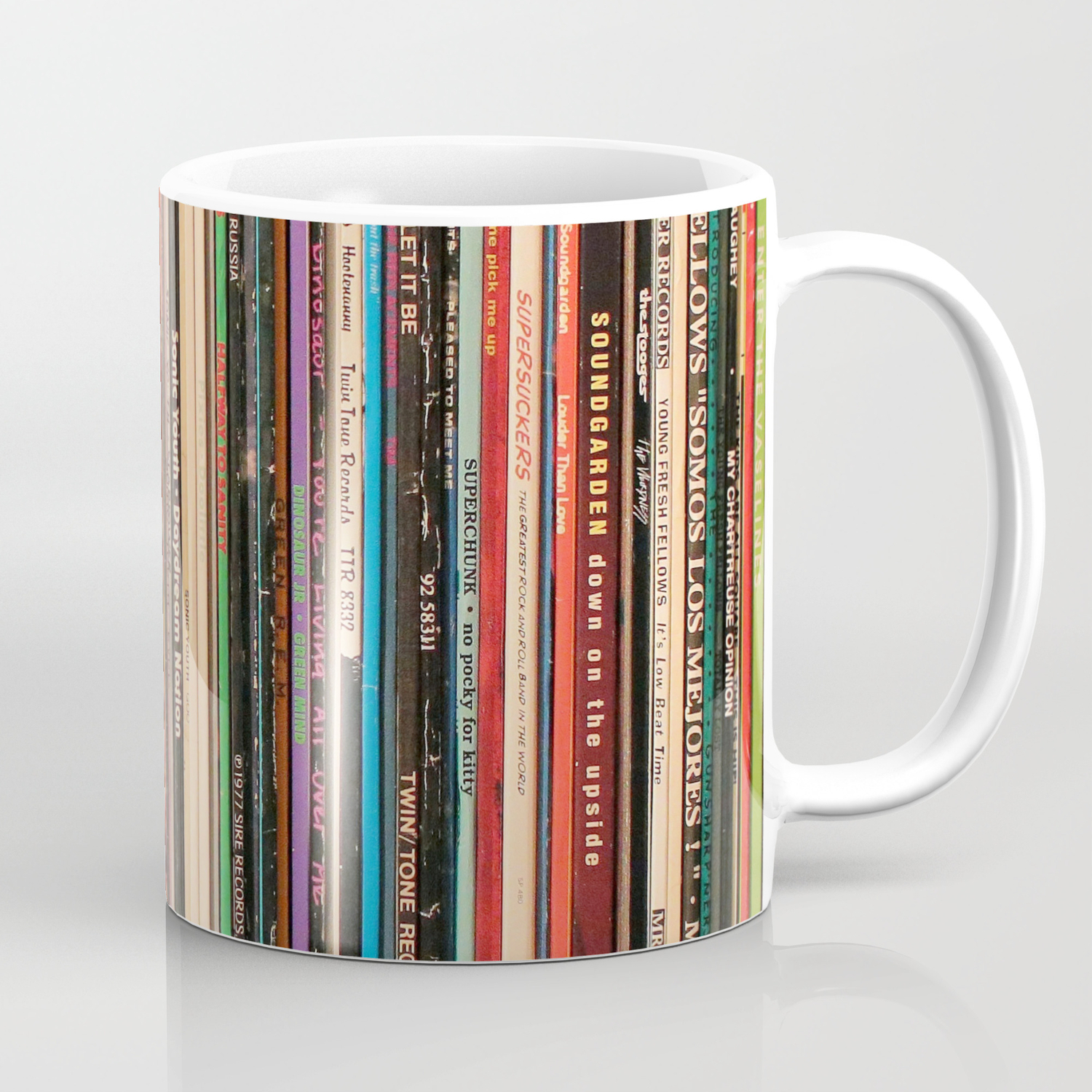 Alternative Rock Vinyl Records Coffee Mug By Nmtdot Society6