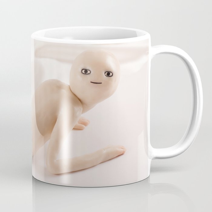 Hi Stranger Clay Coffee Mug by Kirsten Lepore