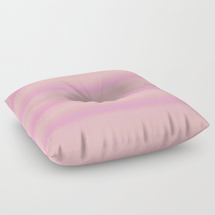 Soft pastel gradient pink tones Floor Pillow