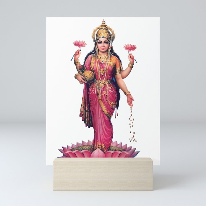Goddess Lakshmi Mini Art Print