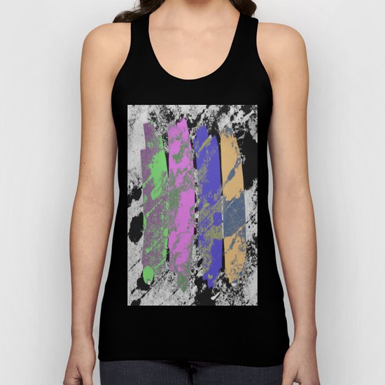 All 4 One - Abstract, textured artwork Unisex Tank Top