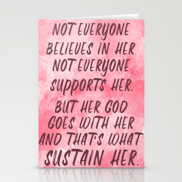 Inspiring Bible Quotes For Women Stationery Cards By Kick Ass Art