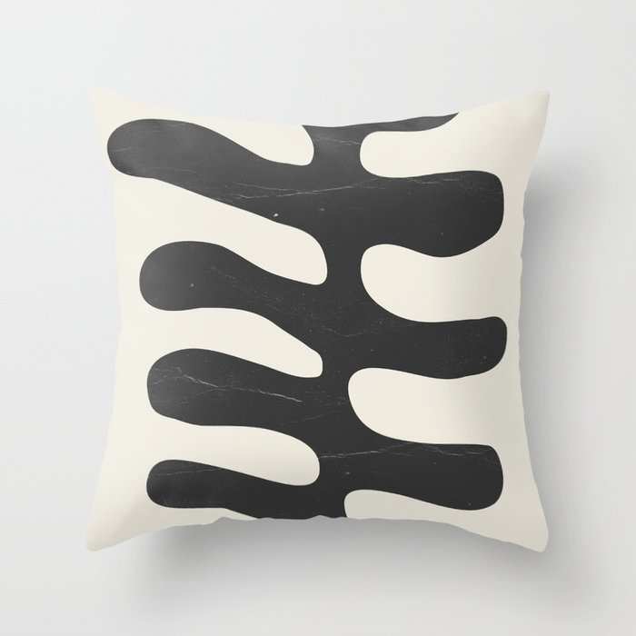 Abstract Plant 2 Throw Pillow