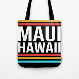 Retro Maui Hawaii Tote Bag