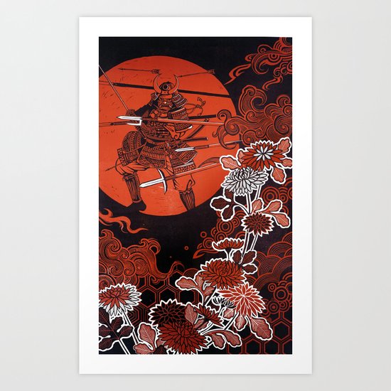 Setsuna - split second Art Print