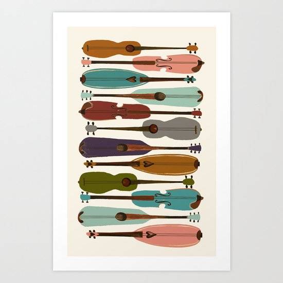 Instrument Collection Art Print