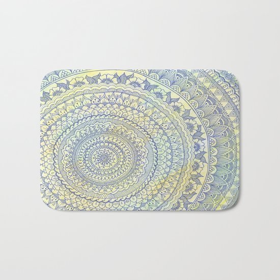 Mandala Doodle Bath Mat