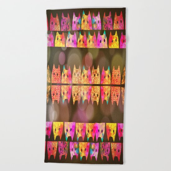 cat-109 Beach Towel