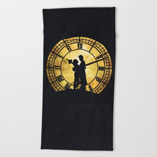 Through Time and Space Beach Towel
