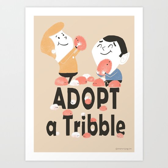 Adopt a Tribble Art Print