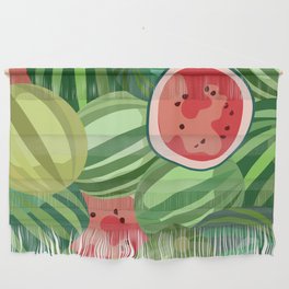 Watermelon - Colorful Summer Vibe Fruity Art Design II Wall Hanging