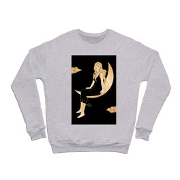 rest in the moon Crewneck Sweatshirt