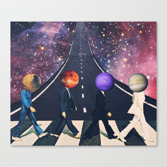 Across the Galaxy Canvas Print