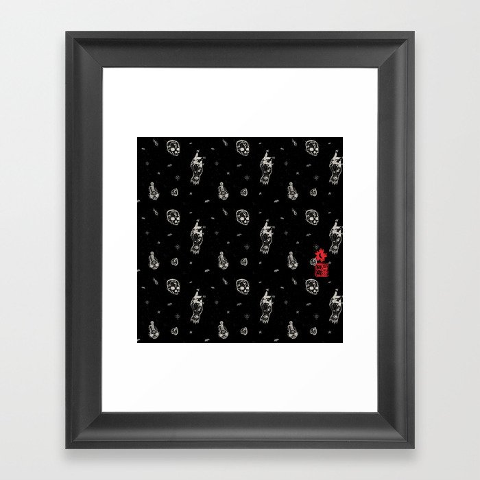 Let there be night Framed Art Print