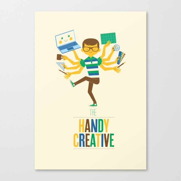 The Handy Creative Canvas Print