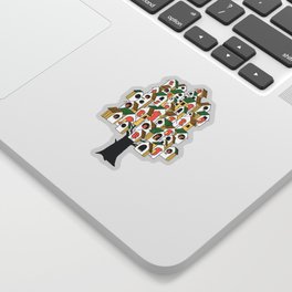 Bird houses Sticker