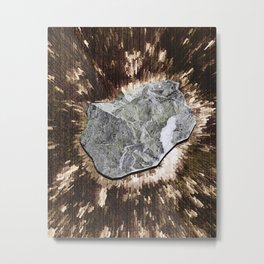 Smart Snow Stone III Metal Print