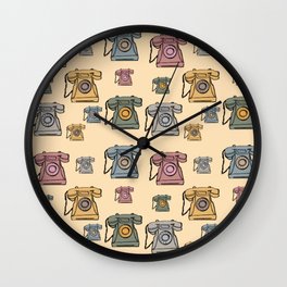Who's Ringing On The Telephone? Wall Clock