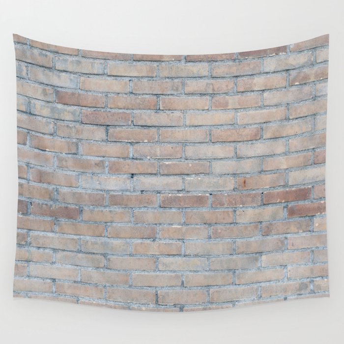 Brick House Wall Bricks Pattern Interior Design Grey Wall Tapestry By Lubo Society6