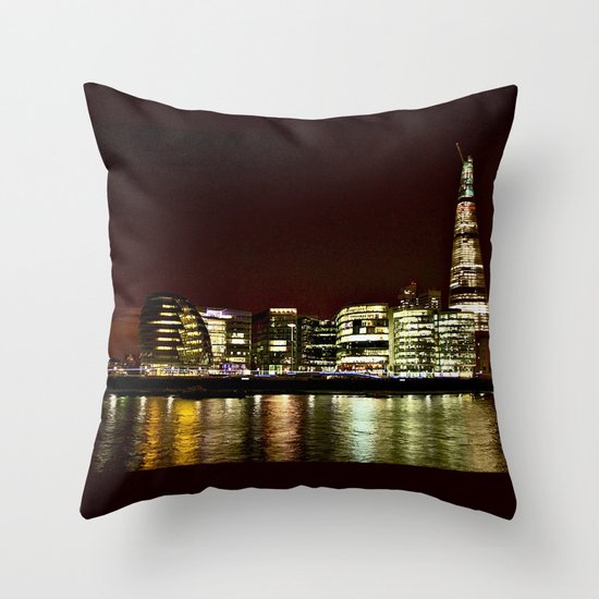 London City Reflections. Throw Pillow