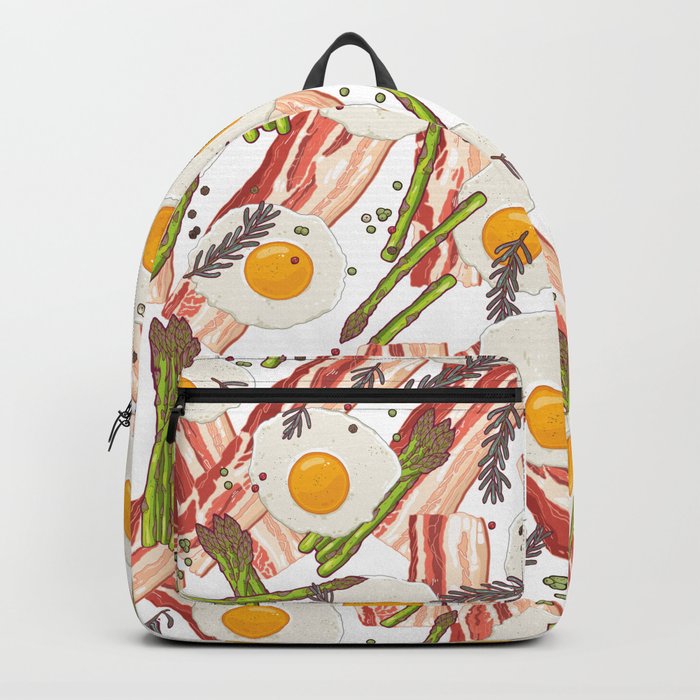 Breakfast pattern Backpack